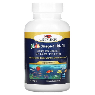  Oslomega Kids Omega-3 Fish oil 60 