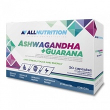   All Nutrition Ashwaganda + Guarana  30 
