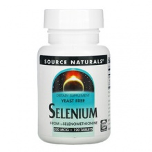 Витамины Source Naturals Selenium 200 мкг 120 таблеток