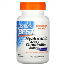  Doctors Best Hyaluronic Acid Chondroitin sulfate 60 