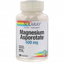  Solaray Magnesium Aspartate 400 mg 120 